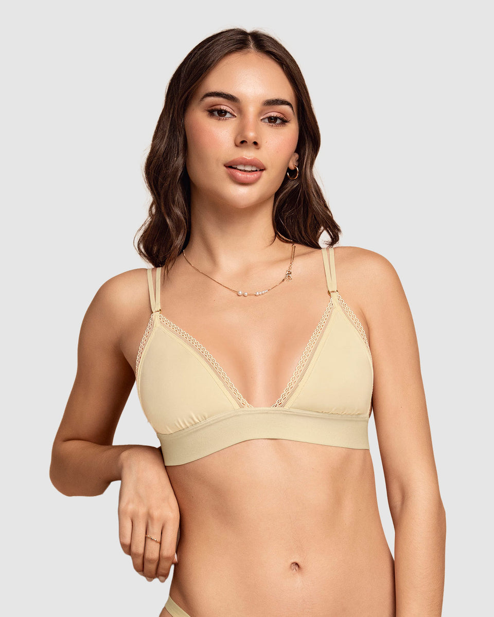 Bralette Liso + Encaje