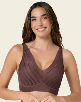 Brasier sin arco, alto cubrimiento en escote y espalda#color_c56-cocoa