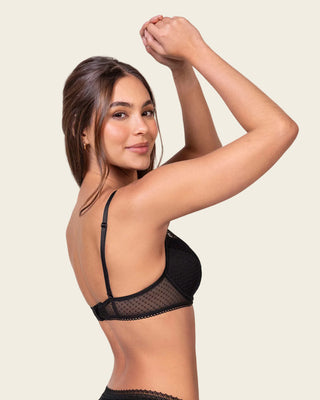Brasier con encaje y copas suaves#color_700-negro