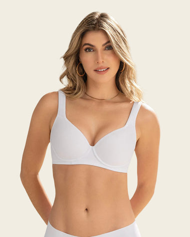 Brasier de buen cubrimiento, cargaderas acolchadas#color_000-blanco