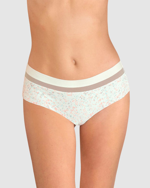 Bloomer cachetero con franja transparente decorativa#color_395-estampado-manchas