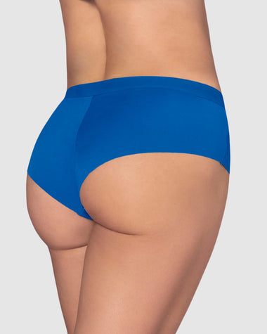 Bloomer cachetero con franja transparente decorativa#color_584-azul-rey