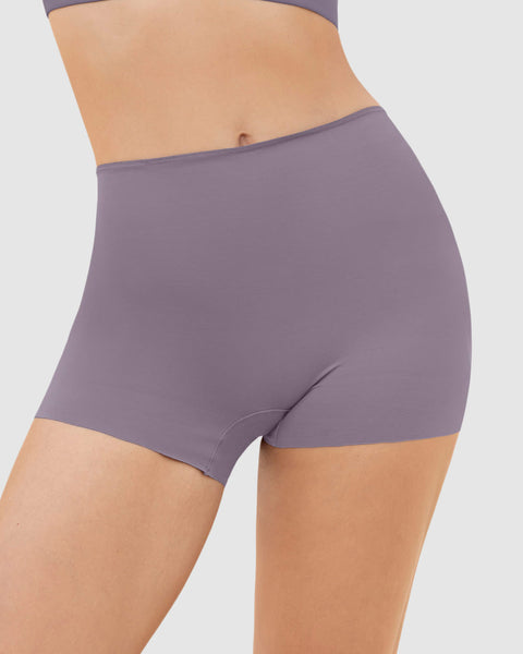 Bloomer tipo bóxer efecto invisible en piernas#color_707-morado