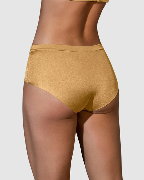 Bloomer hipster en tela con brillo#color_127-dorado