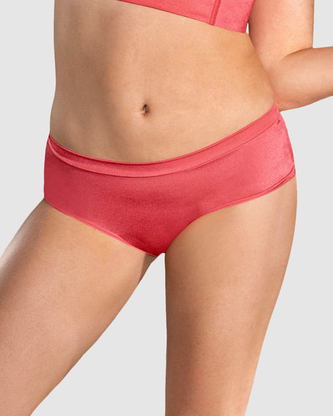 Bloomer hipster en tela con brillo#color_244-coral