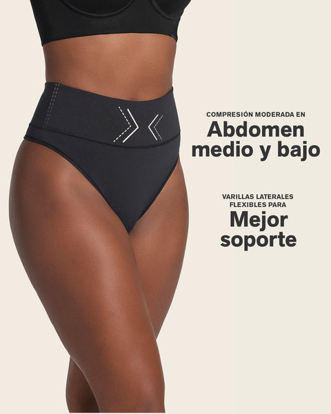 Hilo de control moderado tiro alto en SkinFuse#color_700-negro