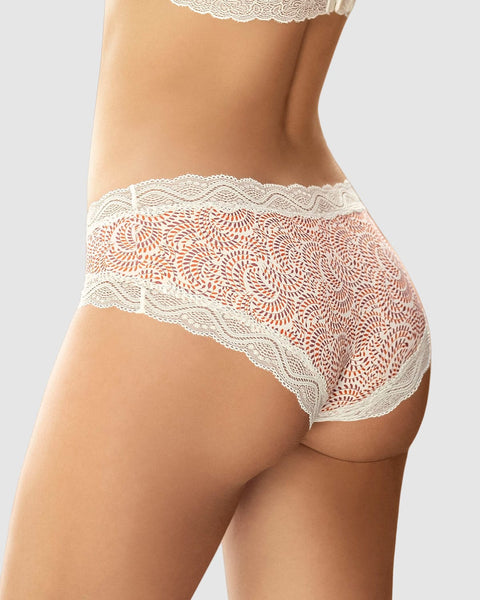 Bloomer hípster tiro medio en tela lisa y encaje#color_b77-estampado-hojas