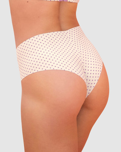 Cachetero invisible tiro alto#color_b77-estampado-puntos-lila