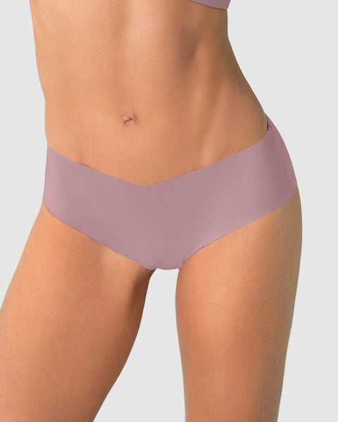 Bloomer cachetero con doble capa de tul en glúteos#color_413-morado-medio