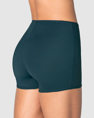 Bóxer corto de control fuerte de abdomen#color_650-azul-petroleo