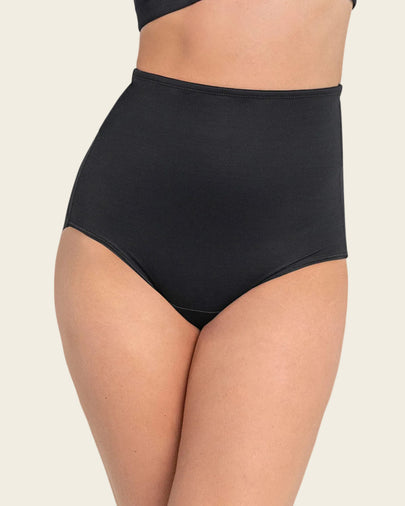 Bloomer clásico de control fuerte, tiro extra alto#color_700-negro
