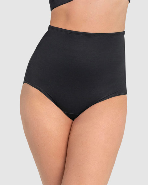 Bloomer clásico de control fuerte, tiro extra alto#color_700-negro