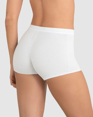 Bóxer en algodón tiro medio#color_000-blanco