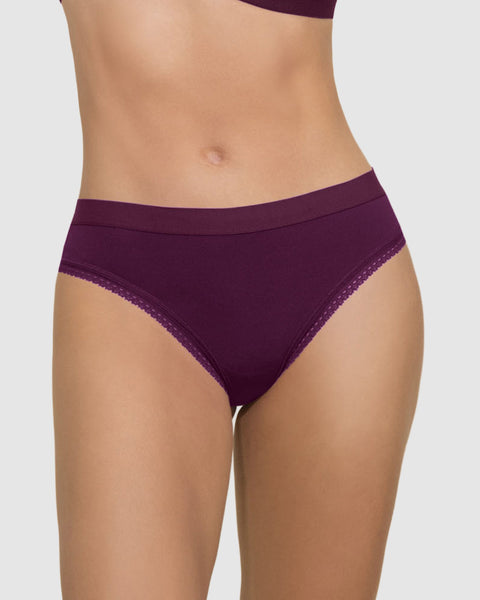 Bloomer hilo Liso + Encaje#color_466-vino