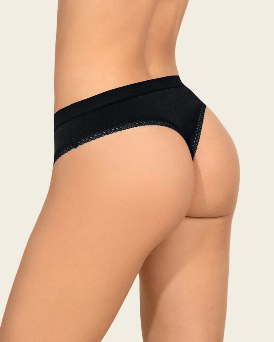 Bloomer hilo Liso + Encaje