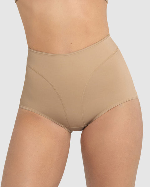 Bloomer clásico de control y tiro alto#color_801-cafe-medio