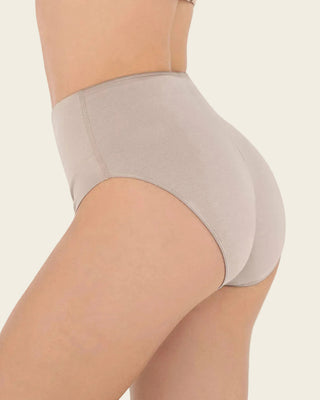 Bloomer hípster en algodón, control moderado#color_802-cafe-claro