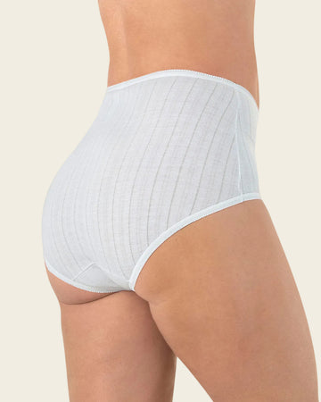 Paquete x 3 bloomers clásicos con excelente cubrimiento#color_s06-cafe-blanco-marfil