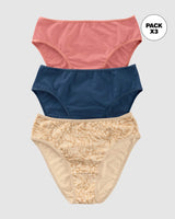Paquete x 3 bloomers tipo bikini con buen cubrimiento#color_s28-azul-rosa-marfil-estampado
