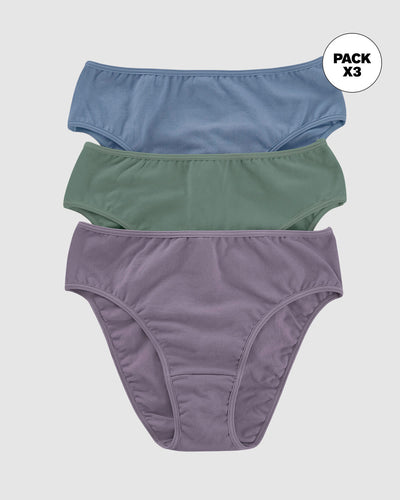 Paquete x 3 bloomers tipo bikini con buen cubrimiento#color_s31-lila-empolvado-verde-azul-empolvado