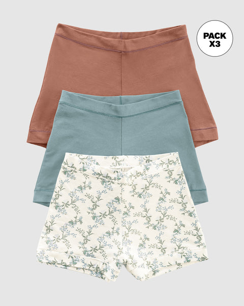 Paquete x 3 bóxers con algodón elástico#color_s40-estampado-verde-azul-terracota