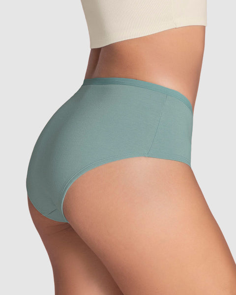 Paquete x 3 bloomers clásicos de máxima comodidad y frescura#color_s37-estampado-verde-azul-terracota