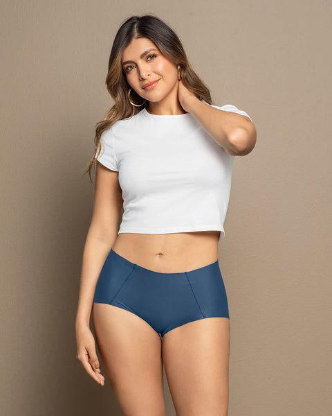 Paquete x 3 bloomers clásicos de apariencia invisible#color_s29-amarillo-azul-coral