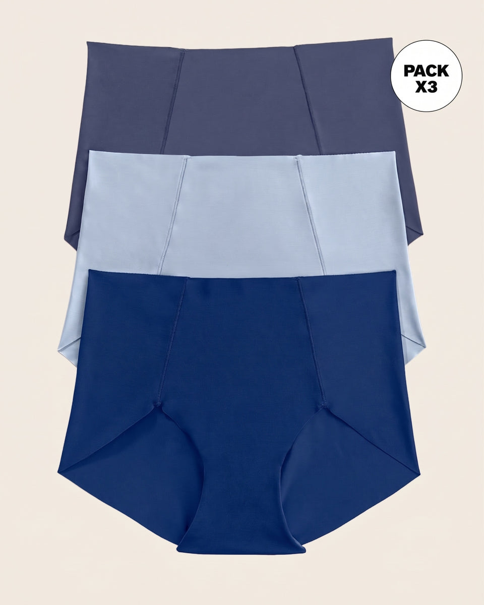 Paquete x 3 bloomers clásicos de apariencia invisible