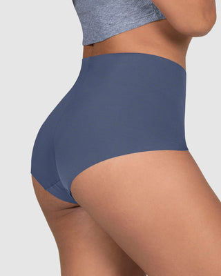 Paquete x 3 bloomers clásicos de apariencia invisible#color_s31-azul-grisaceo-azul-oscuro-azul-claro