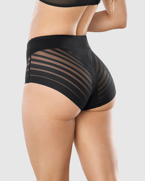 Bloomer faja clásico paquete x 2 control moderado de abdomen#color_s01-negro-cafe-claro