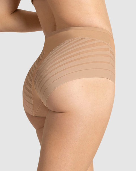 Bloomer faja clásico paquete x 2 control moderado de abdomen#color_s02-cafe-medio