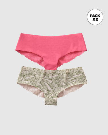 Bloomers cacheteros descaderados. paquete x 2#color_s44-estampado-hojas-rosado