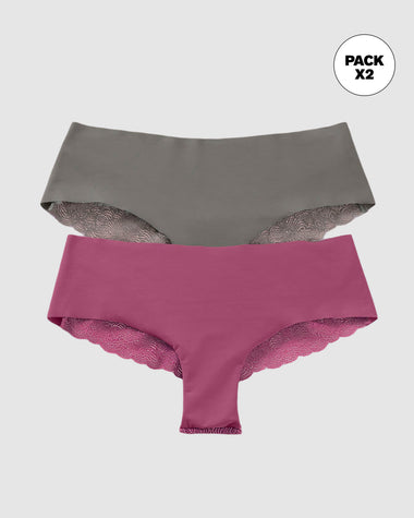 Bloomers cacheteros descaderados. Paquete x 2#color_s45-mora-verde-grisaceo