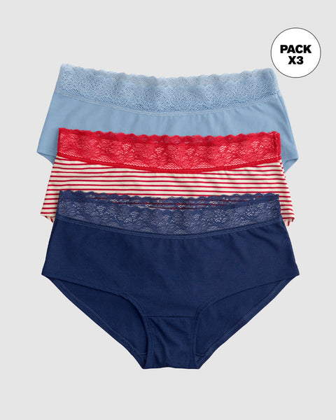 Paquete x3 bloomers estilo hipster total comodidad#color_s10-azul-claro-azul-oscuro-estampado-rayas