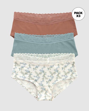 Paquete x3 bloomers estilo hípster total comodidad#color_s17-estampado-verde-azul-terracota