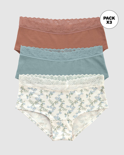 Paquete x3 bloomers estilo hípster total comodidad#color_s17-estampado-verde-azul-terracota