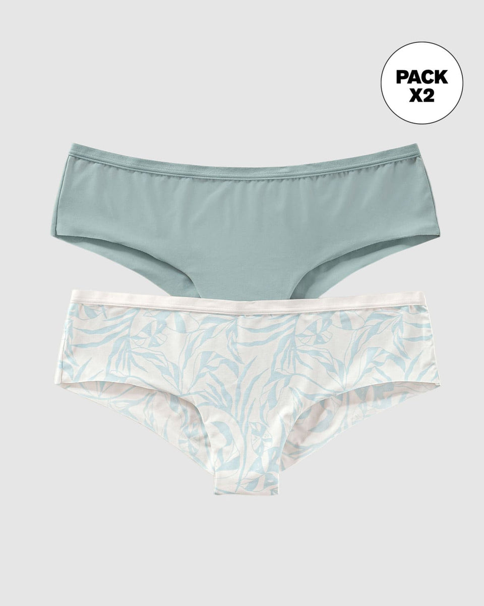 Paquete x 2 bloomers cacheteros ultralivianos y suaves