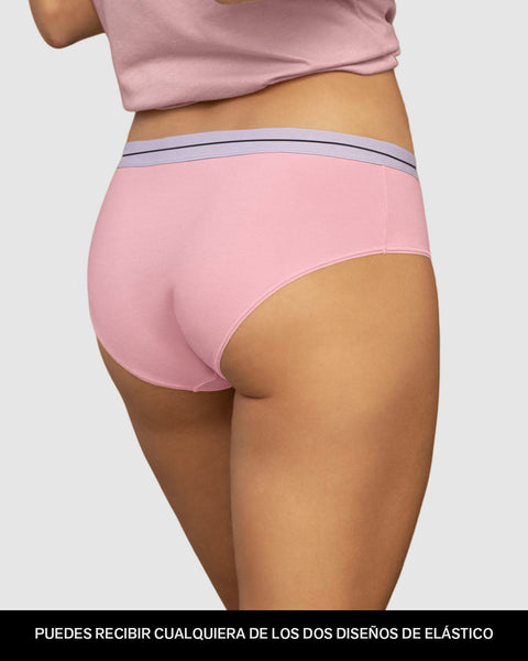 Paquete x 5 bloomers estilo hipster#color_s07-coral-rosa-pastel-morado-lila-rosado