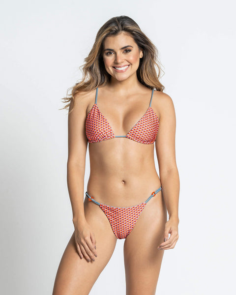 Top de bikini doble faz BIO-PET colaboración Karen Martínez#color_205-estampado-azul-naranja