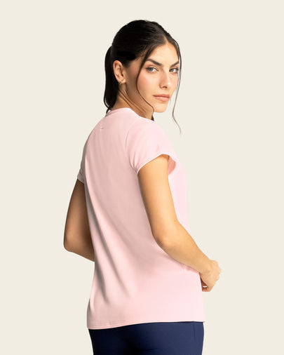 Blusa deportiva de secado rápido y silueta semiajustada#color_362-rosado-claro