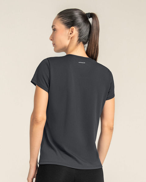 Blusa deportiva de secado rápido y silueta semiajustada#color_795-gris-oscuro