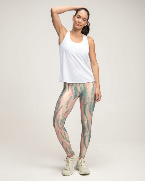 Blusa deportiva de secado rápido y silueta semiajustada para mujer#color_000-blanco