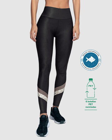 Legging de tiro alto control en abdomen y muslos en material BIO-PET#color_701-negro