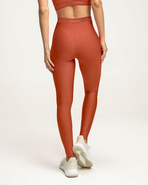 Legging deportivo con pretina en forma de V#color_391-terracota