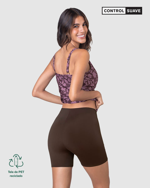 Traje de baño con blusa y short elaborado con botellas PET#color_447-estampado-flores-uva