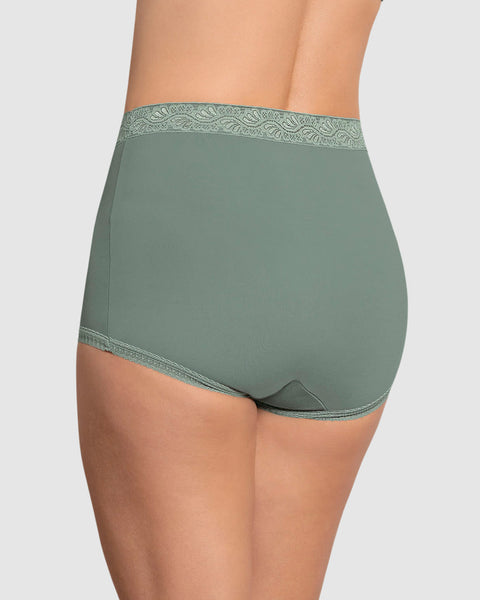 Paquete x 3 bloomers clásicos de ajuste y cubrimiento total#color_s23-lila-empolvado-verde-azul-empolvado