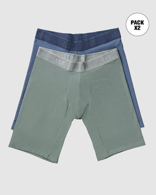 Paquete x2 bóxers largos ajustado con algodón#color_s29-azul-claro-gris-claro