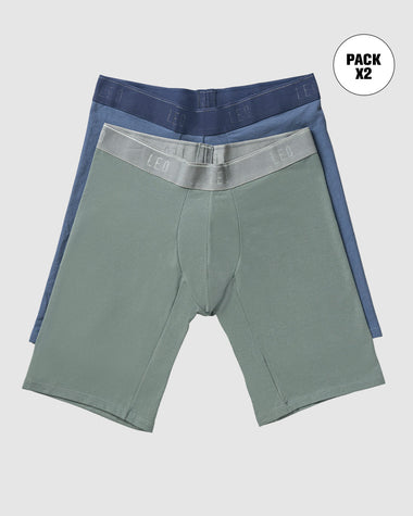 Paquete x2 bóxers largos ajustado con algodón#color_s29-azul-claro-gris-claro