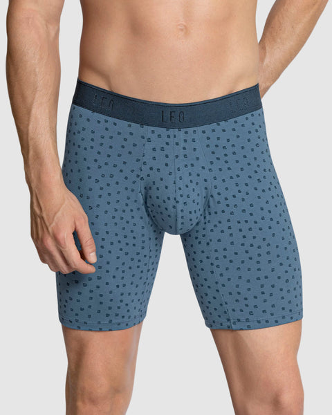Paquete x2 bóxers largos ajustado con algodón#color_s76-estampado-azul-rojo