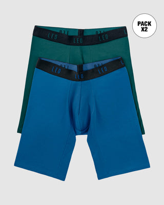 Paquete x2 bóxers largos ajustado con algodón#color_s78-azul-verde-azul